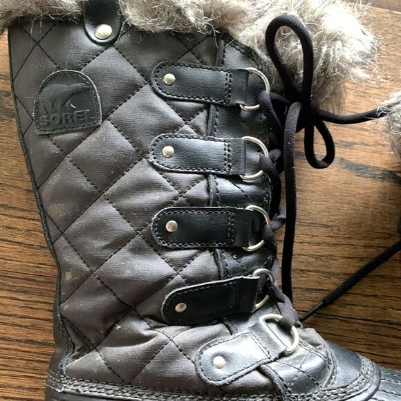 Sorel Tofino ll winter faux lined winter boots quilted shaft waterproof woman 7 - Picture 3 of 9